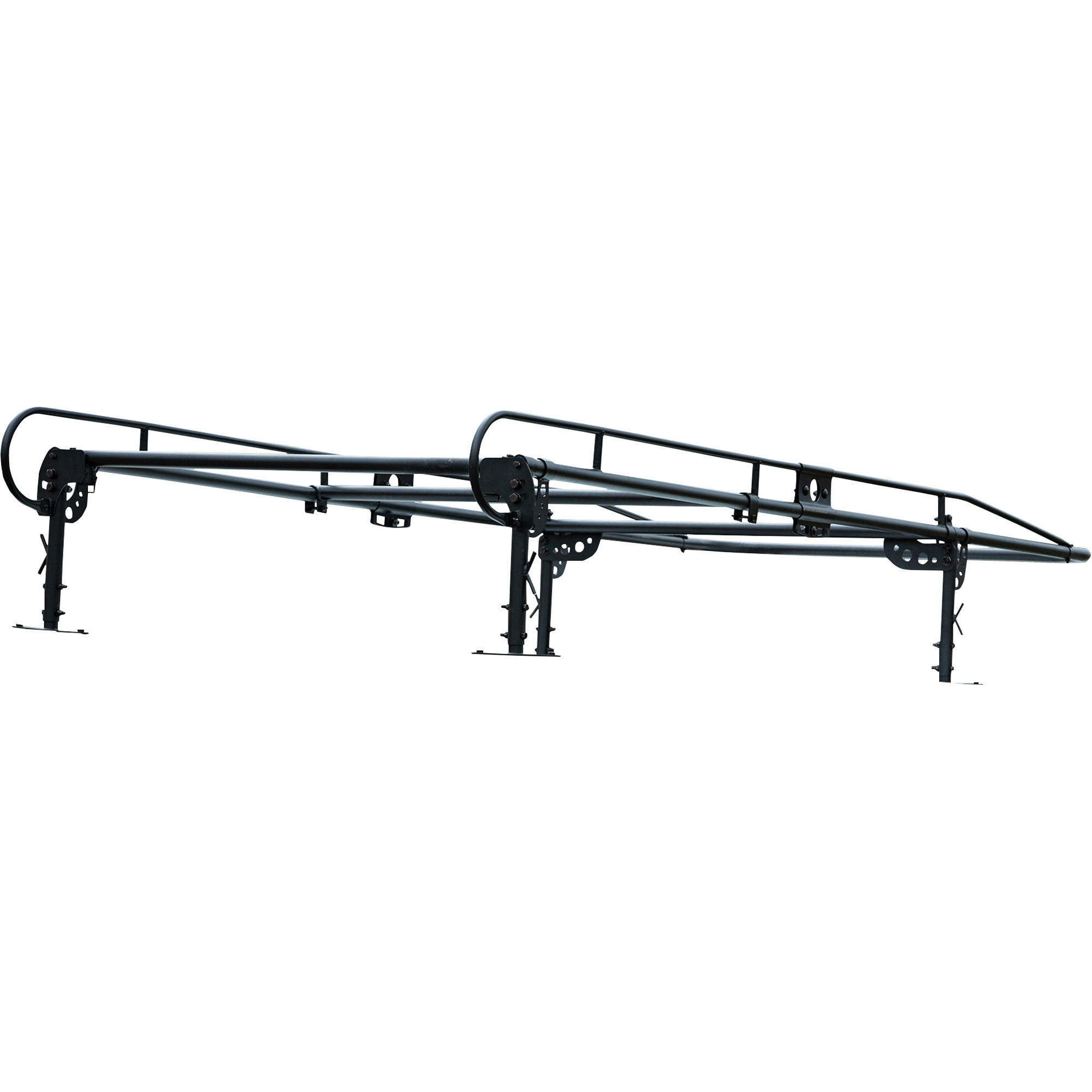 Buyers Products, 13-1/2ft. Black Service Body Ladder Rack, Load Capacity 1000 lb, Material Steel, Model# 1501250